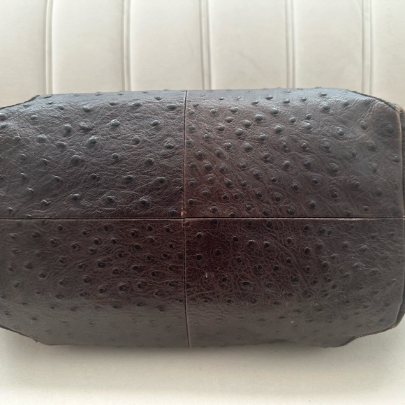 FURLA | Vintage Croc Leather Hand/Shoulder Bag - Picture 4 of 9